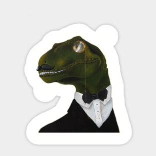 Dapper Velociraptor Sticker